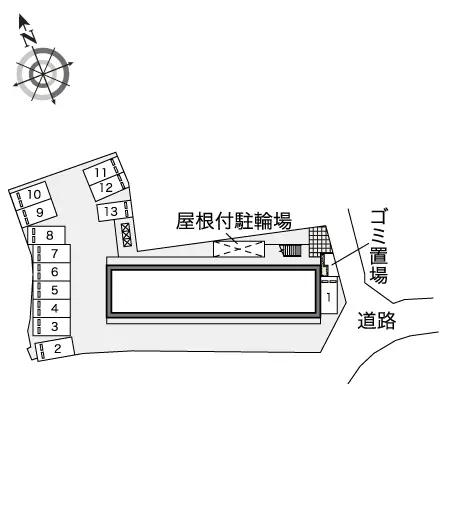 ★手数料０円★枚方市招提南町　月極駐車場（LP）